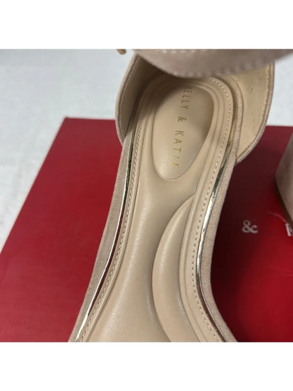 Kelly & Katie Size 7 Fawn KK Marybel Block Heel 2.5 
